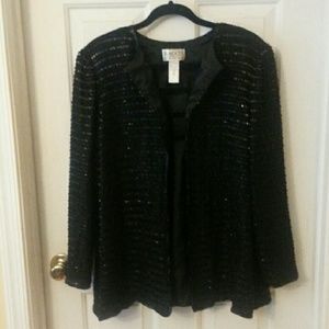 Elegant beaded black jacket- Make an offer
