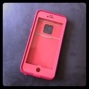 PRICEDROP iphone 6 Plus sunset pink lifeproof case