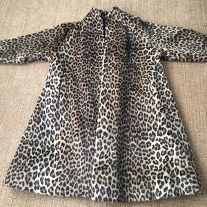 Vintage Faux Leopard Coat