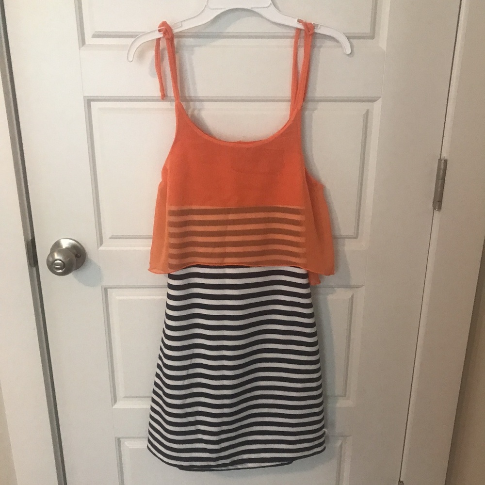 striped dress