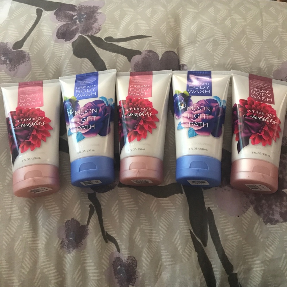 Bath & Body Works Creamy Body Wash Bundle
