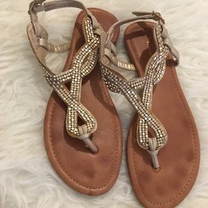 Glittery Sandals