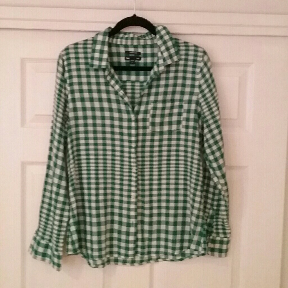 Gap Checked button down