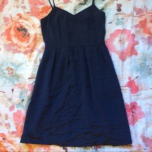 SALE TODAY: MADEWELL silk navy dress