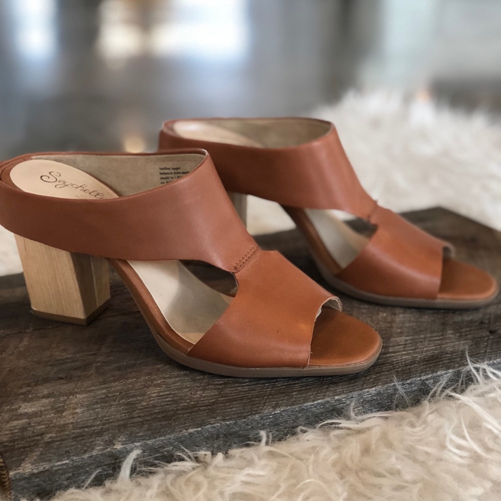 Seychelles ‘Detour’ Mule, Cognac, 7.5
