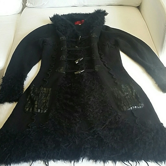 carina Jackets & Blazers - Beautiful Designer knit n faux croc sweater jacket