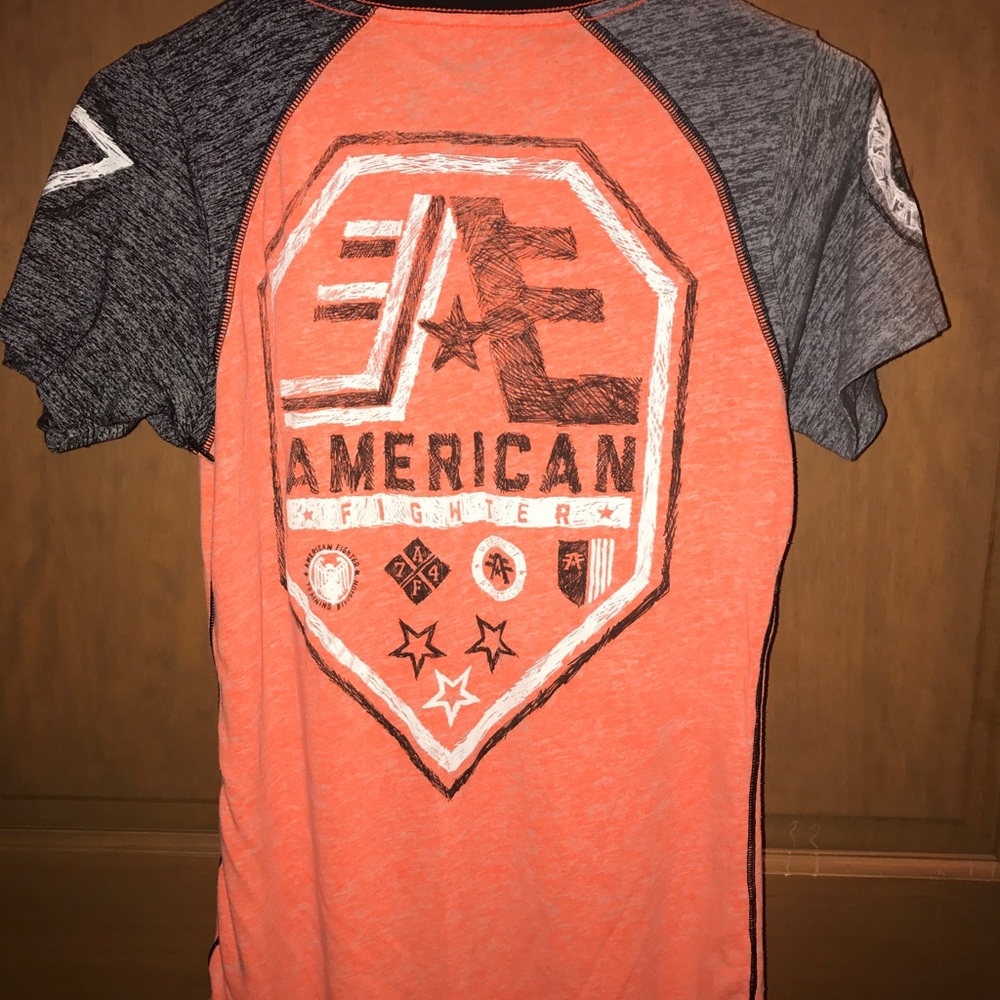 —SOLD— Women's American Fighter shirt - Picture 2 of 3