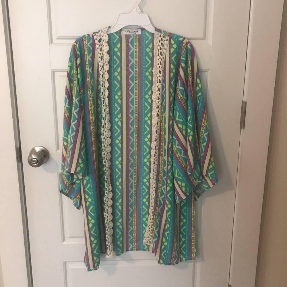 short sleeve kimono