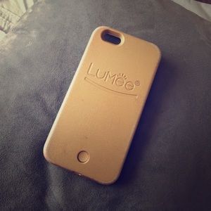 iPhone 6 Plus gold lumee case