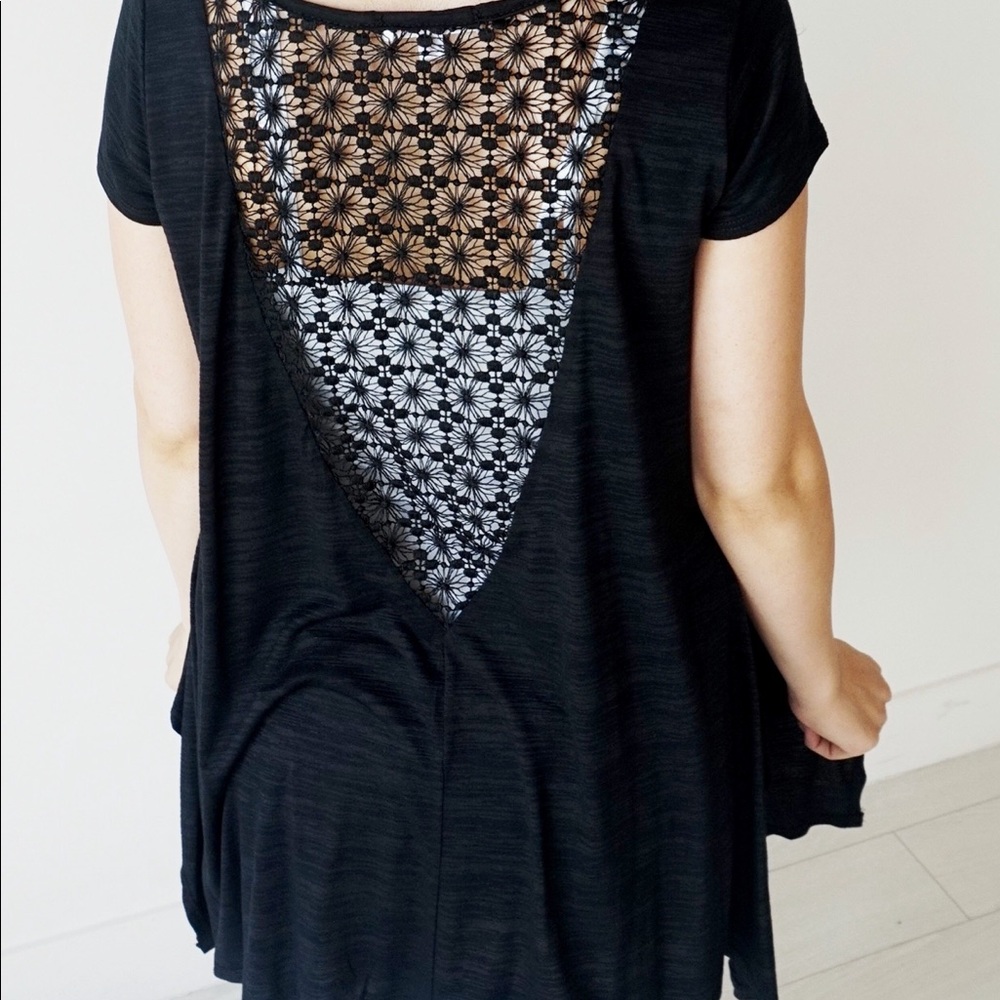 Crochet Back Top