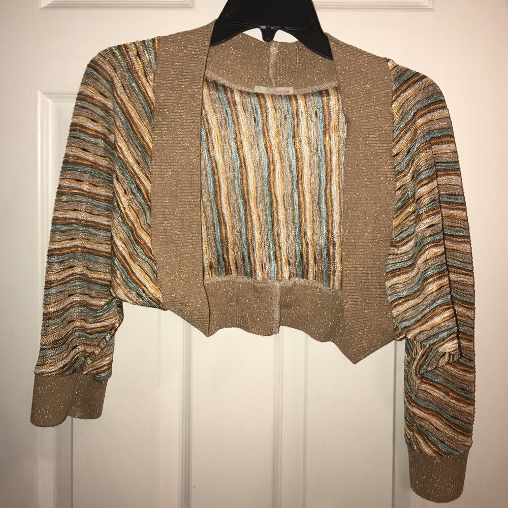 Crop sweater cardigan y2k