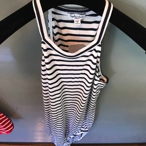Splendid 1x1 Venice stripe bodysuit
