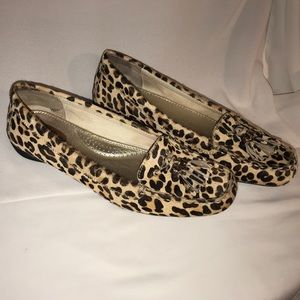 Sperry Leopard Loafers