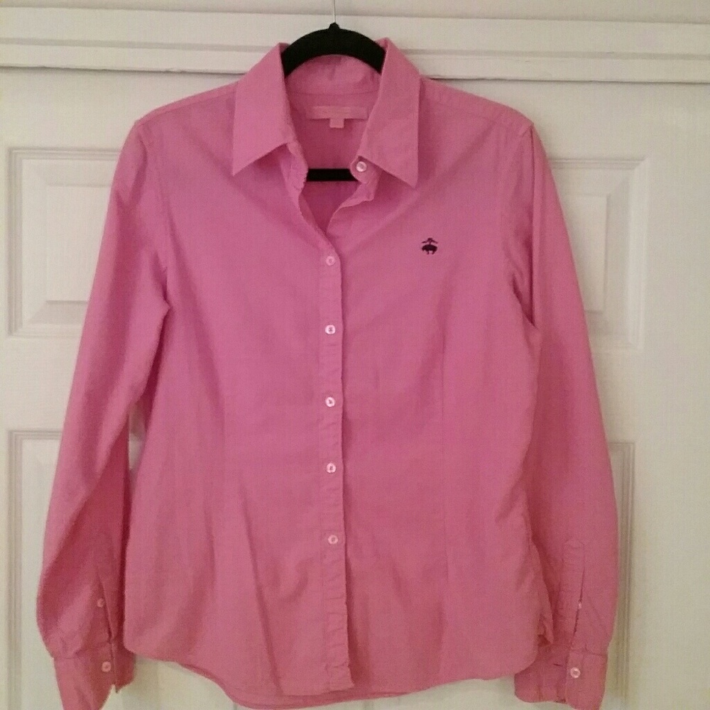 Brooks Brothers Womens pink button down