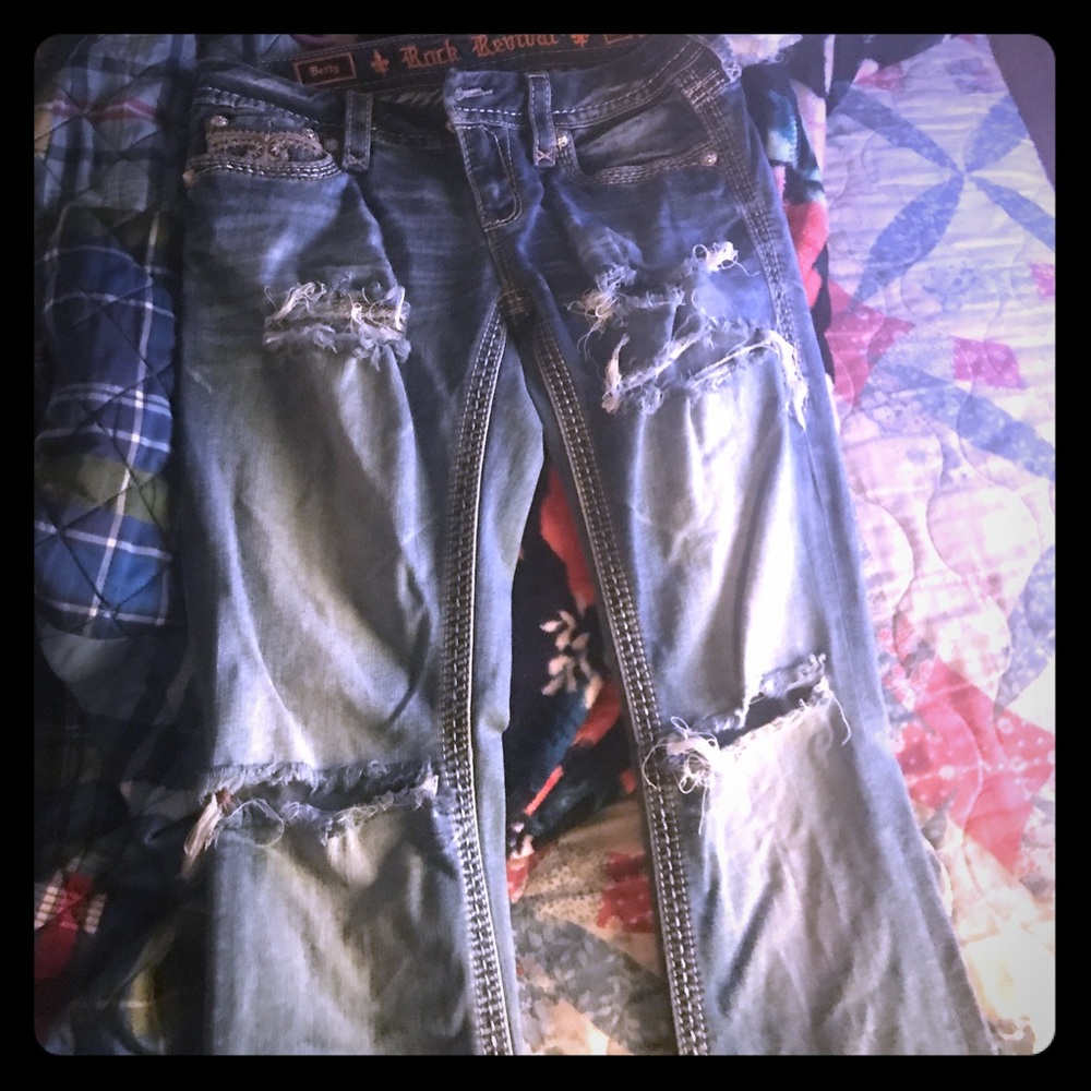 Rock revival jeans