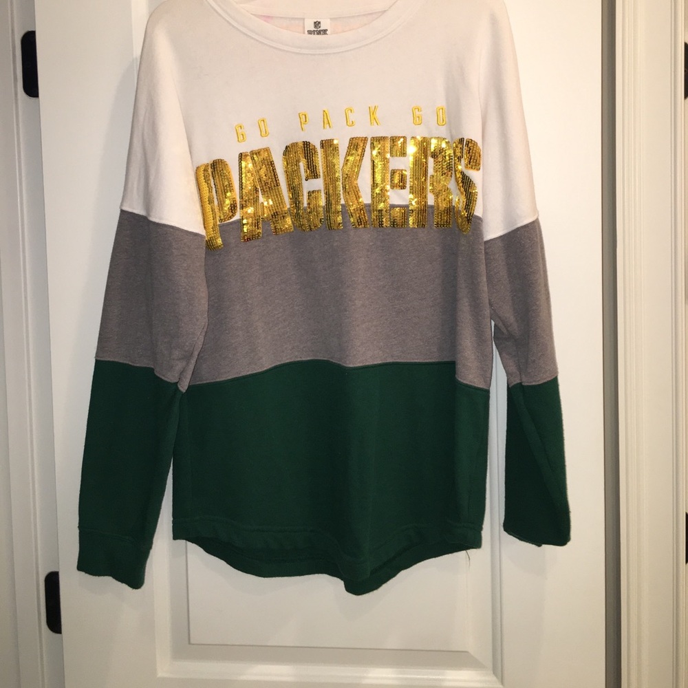 Victoria's Secret PINK Greenbay Packers Crew