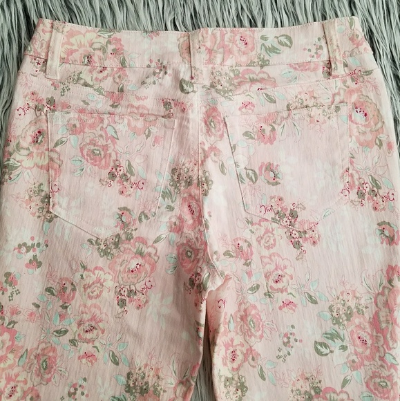 ๐โขHPโข Wax Couture Floral-Print Skinny Jeans - Picture 4 of 8