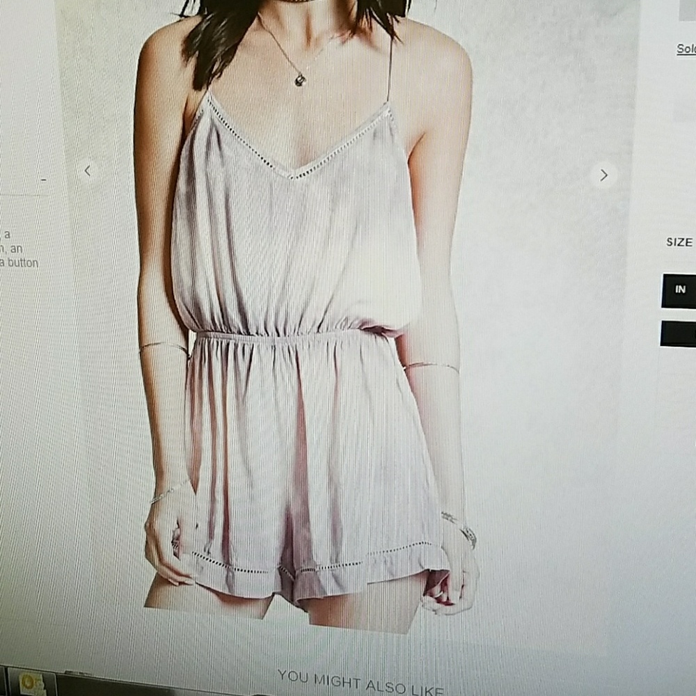 Tie dye cutout romper