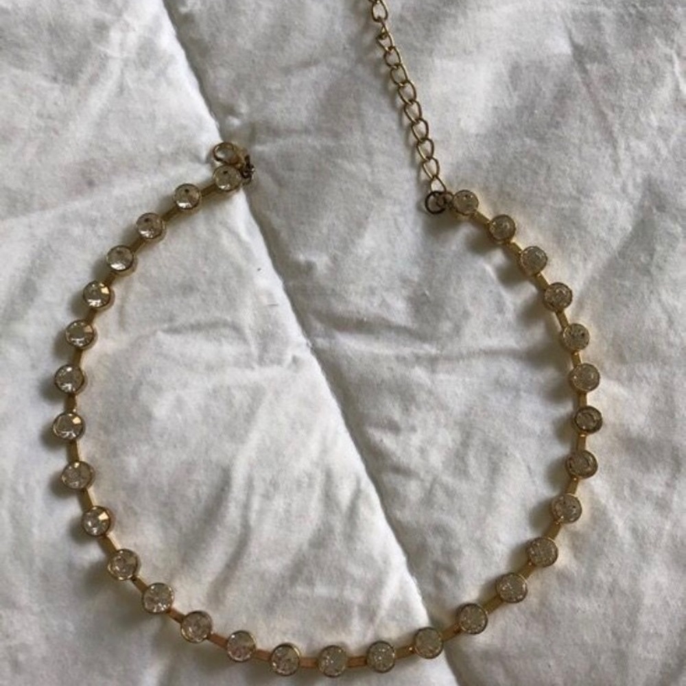 Gold Diamond Choker