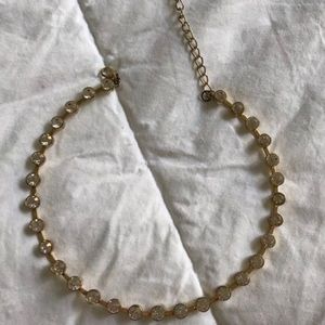 Gold Diamond Choker