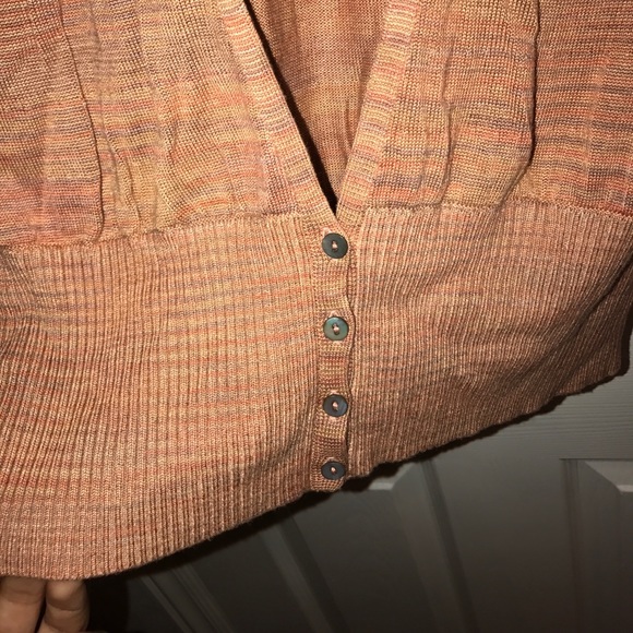 Short sleeve sweater cardigan Y2K - Picture 5 of 6
