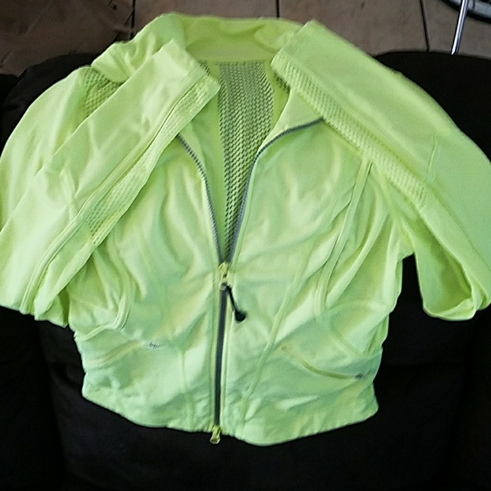 Exercise jacket worn twice