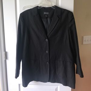 Black Linen Blazer size 16