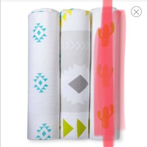 Cloud island muslin swaddle blankets