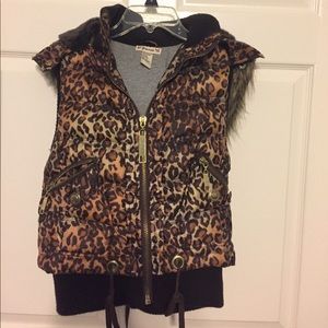 Leopard Winter Vest