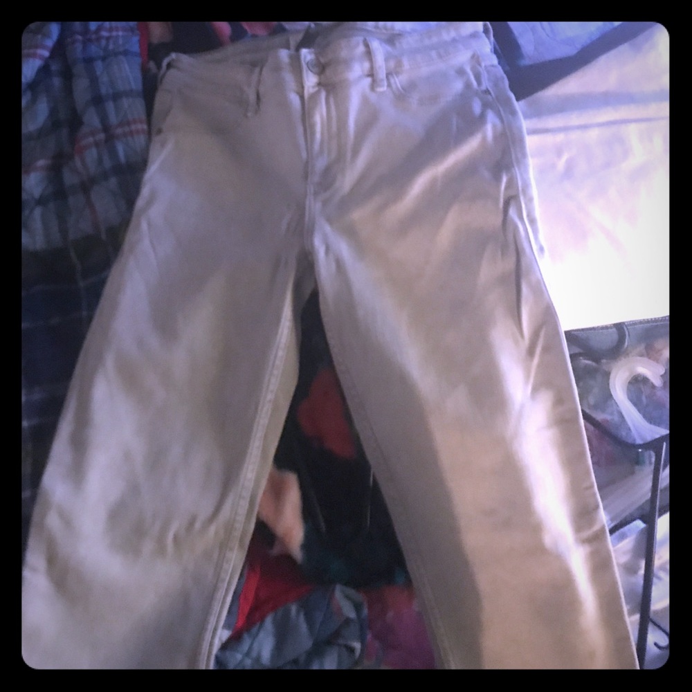 Abercrombie and fitch silver skinny
