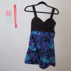 Blue and purple summer dress