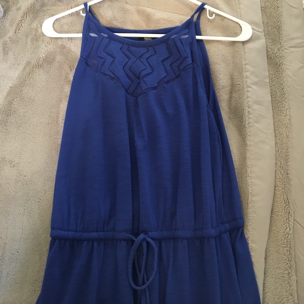 Blue maxi dress