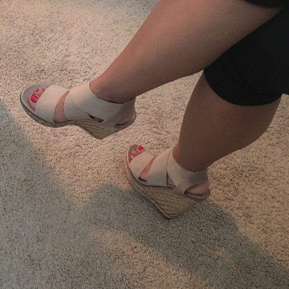 Stuart Weitzman Shoes - Pre loved Stuart  weitzman wedges