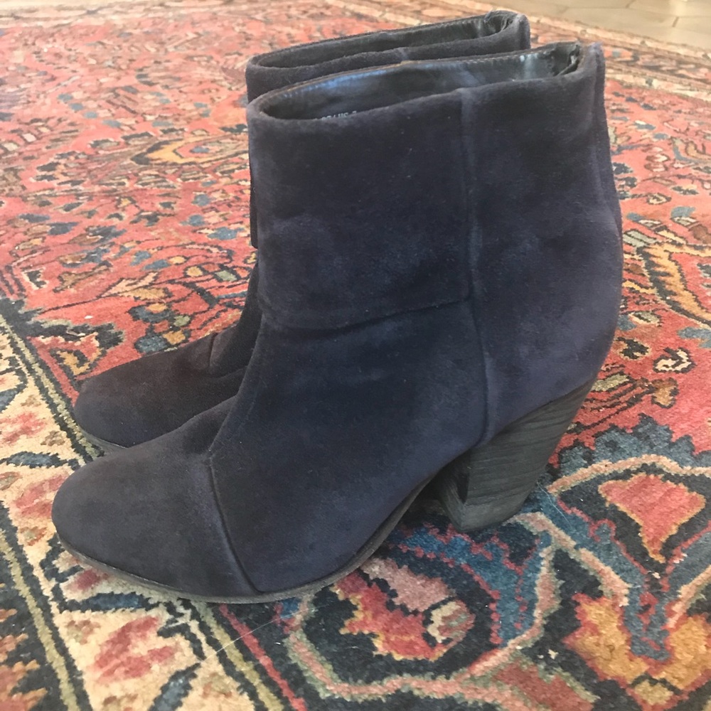 Rag & Bone newbury boots. Navy size 7