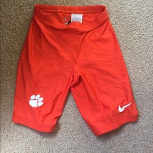 Clemson Nike running compressions