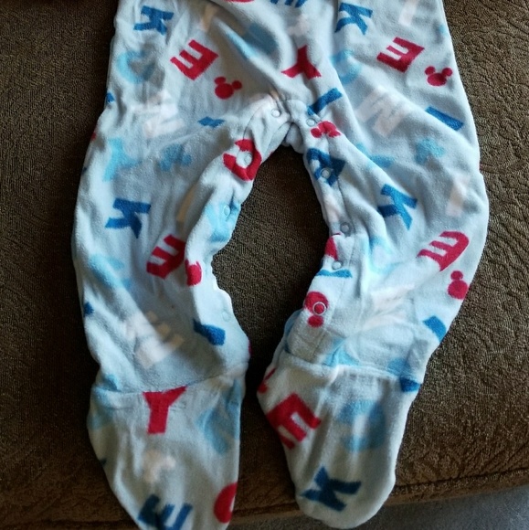 New Disney Mickey PJ's with Feet 18-24M - Picture 7 of 7