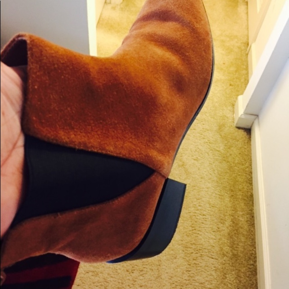 Zara brown booties
