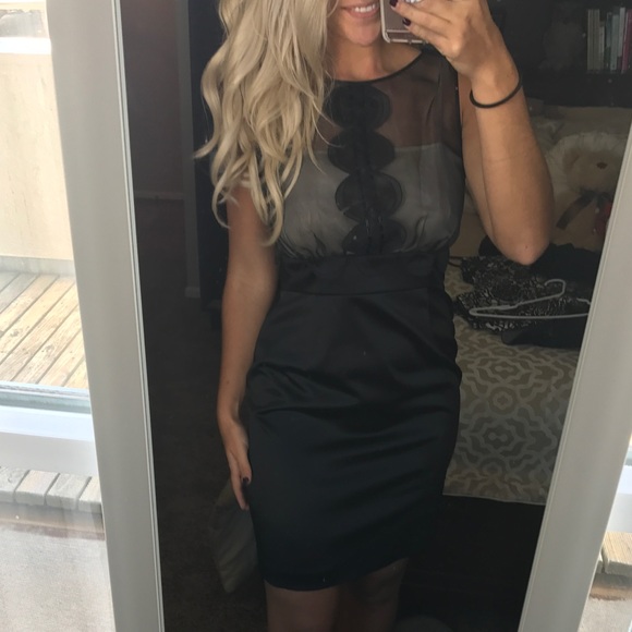 classy black cocktail dress