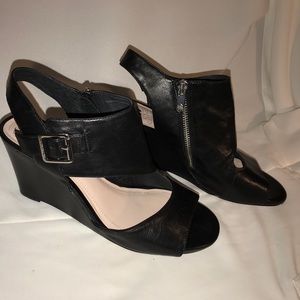 Worn once Vince Camuto wedge booties