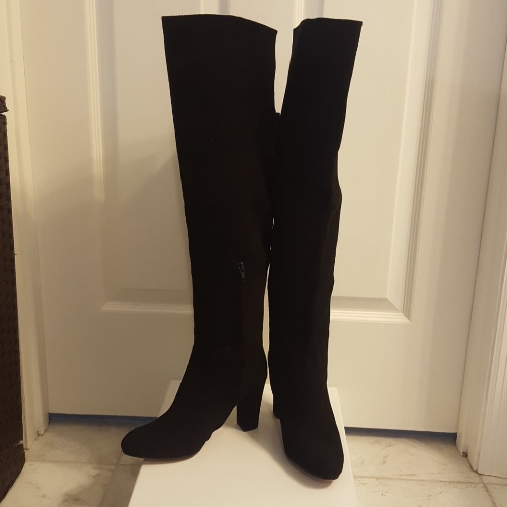 Halogen Genuine Suede OTK Boot