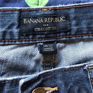 Men’s Medium Wash BR Straight Fit Jeans 34/32