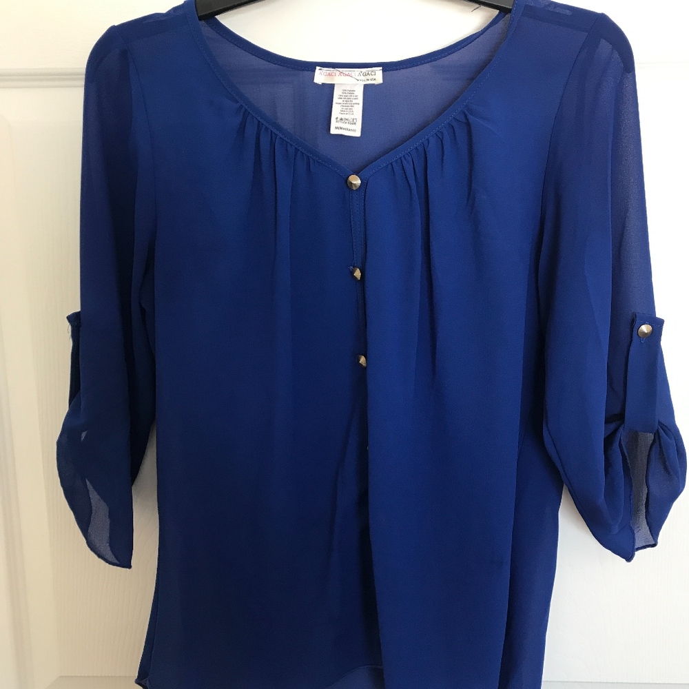 Blue Medium blouse
