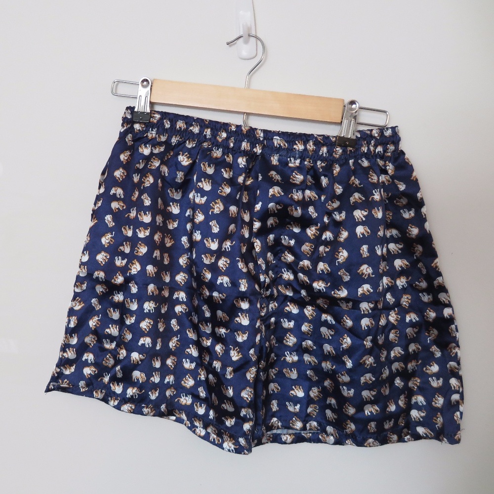 Elephant Print Thai Boxing Shorts