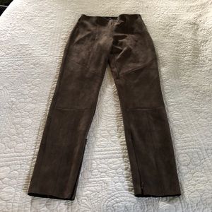 Zara Basic Faux Suede Pants, Sm.