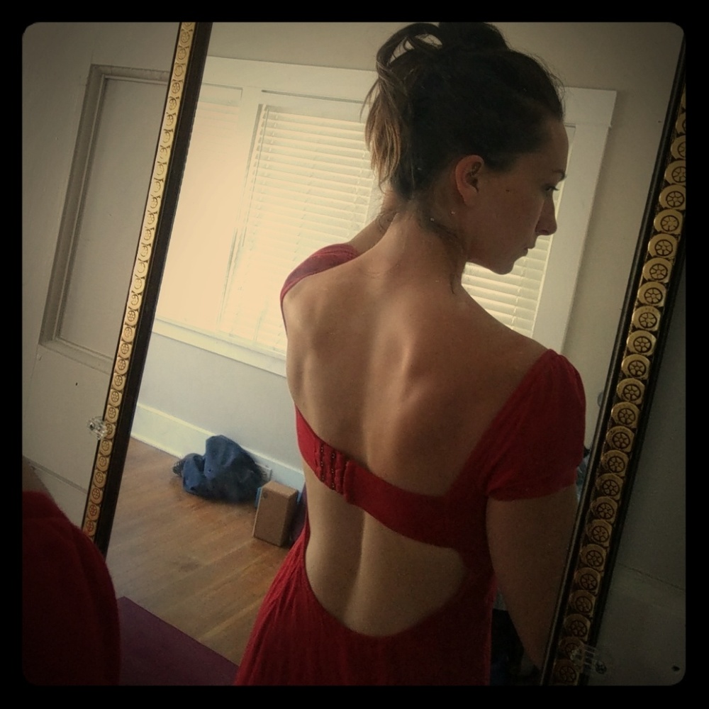 Miss Sixty Red Cotton Dress