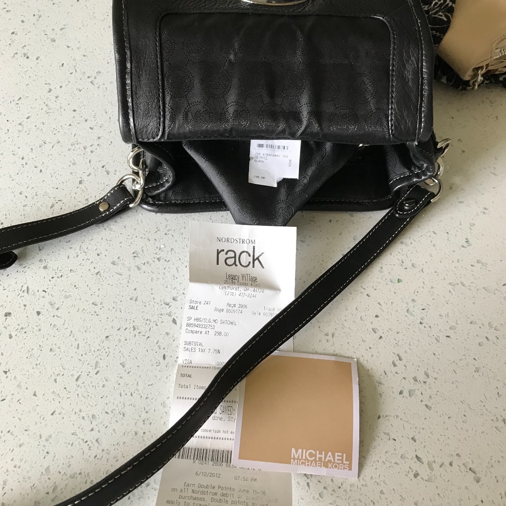Michael Kors Mia French satchel cross body bag - Picture 6 of 8