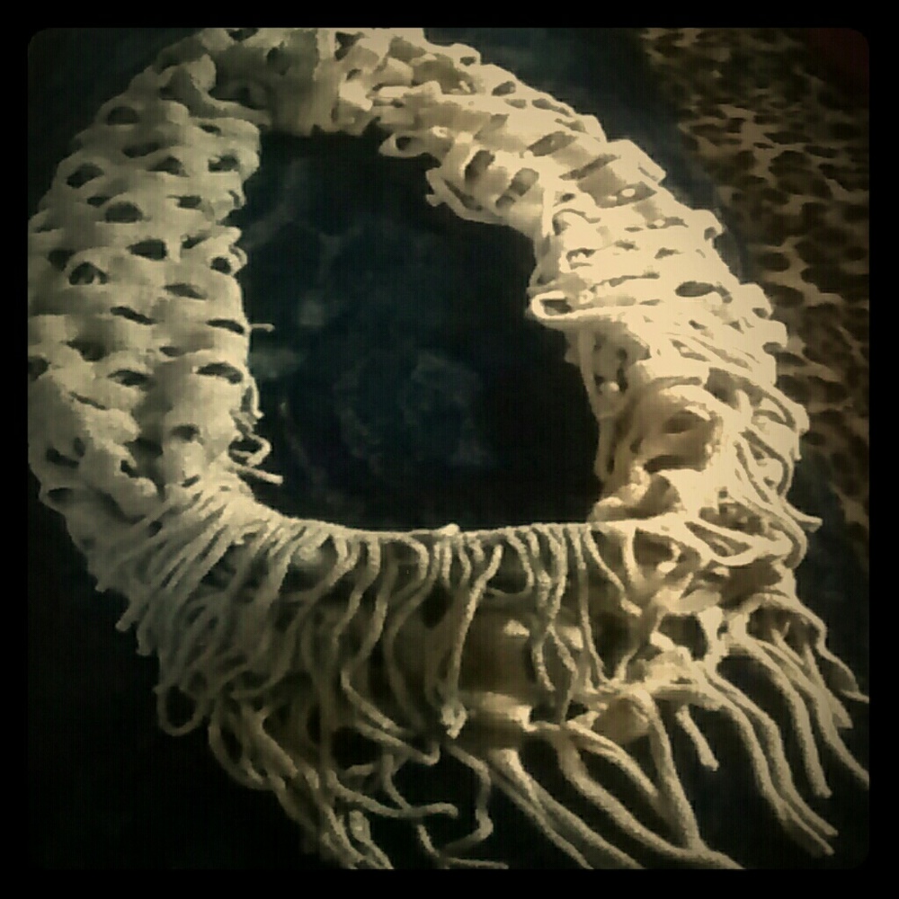 Ombre Infinity Fringe Scarf