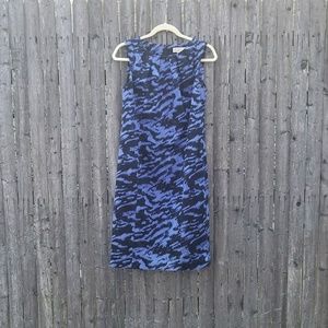 Michael Michael Kors Blue Print Sheat Dress