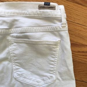Citizens of Humanity White Bootcut Jeans