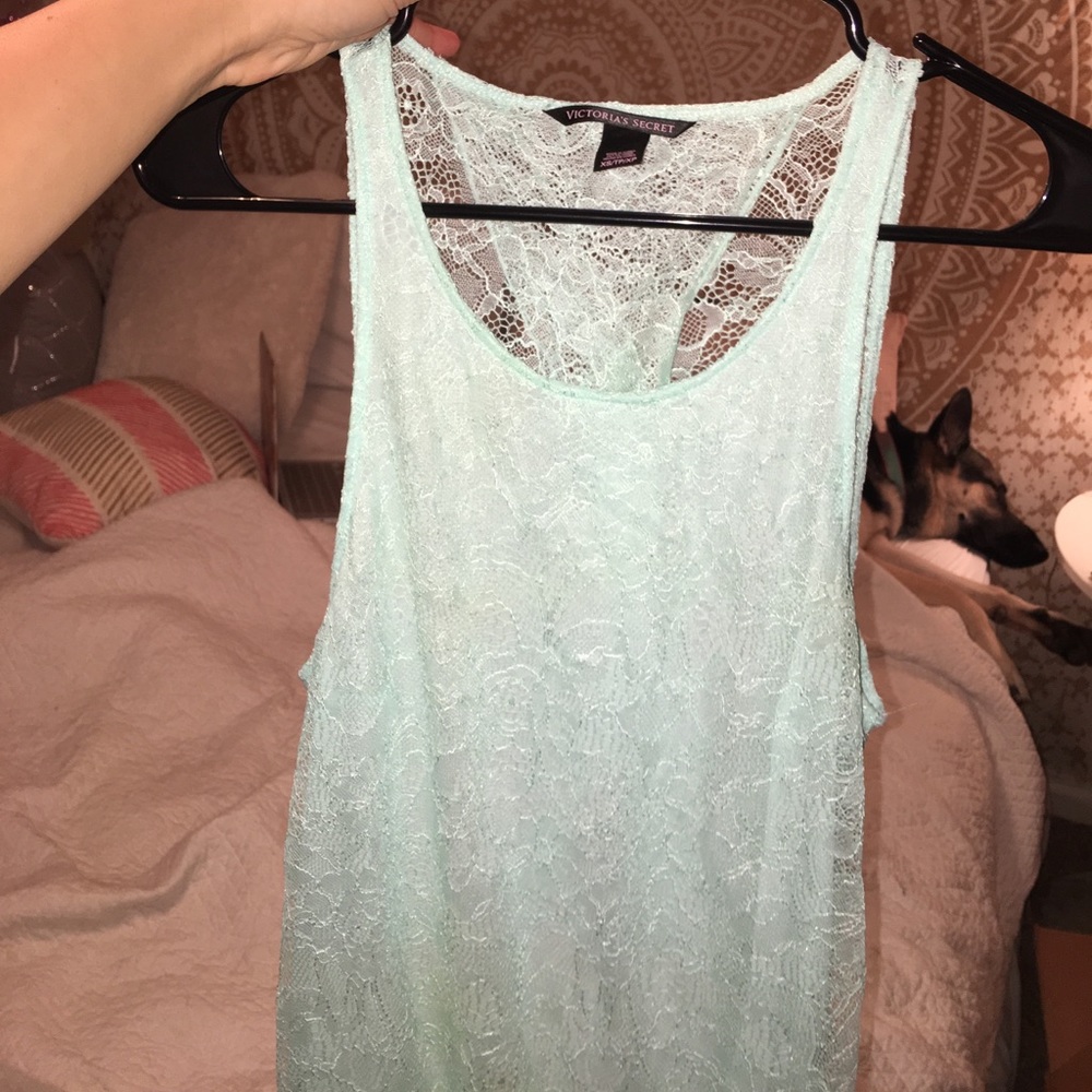 Victoria's Secret lace mint dress